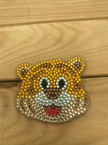 Magnet tigre 🐯 en Diamond painting