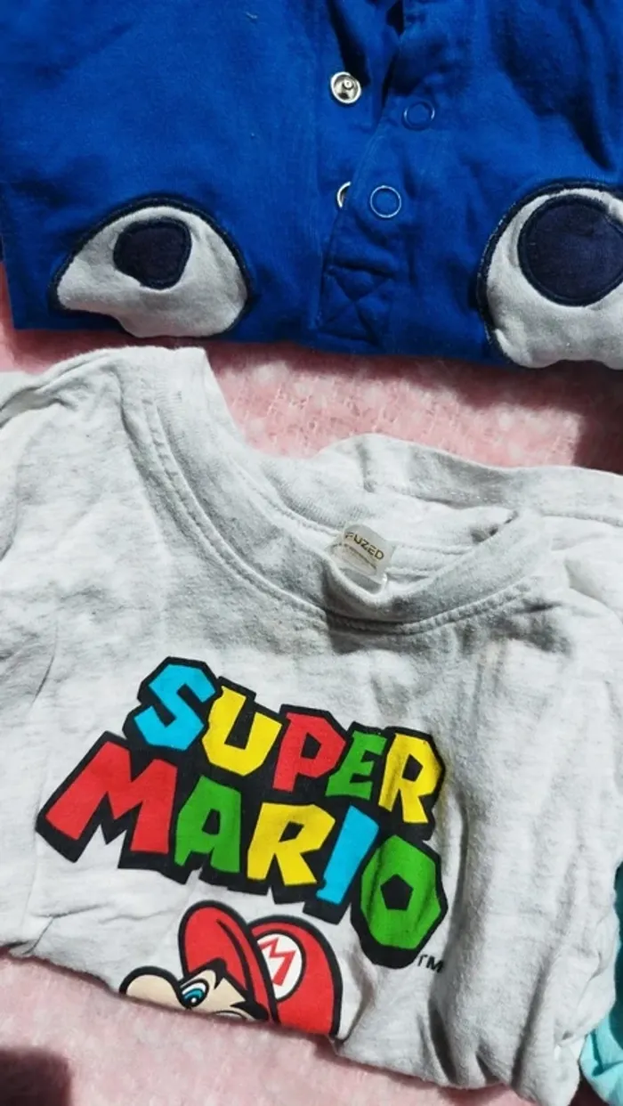 Lot de 6 tee-shirt - 18 mois - photo numéro 2
