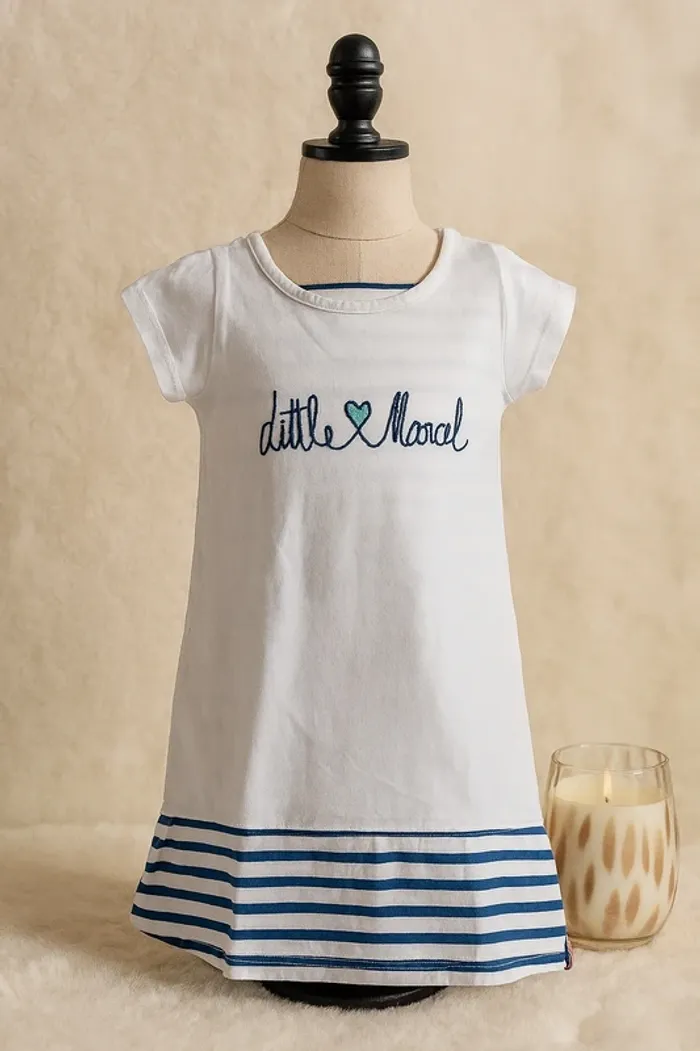 💙🤍Robe d’été fille - Little Marcel - 6 ans  💙 Légère, colorée et idéale pour les beaux jours !