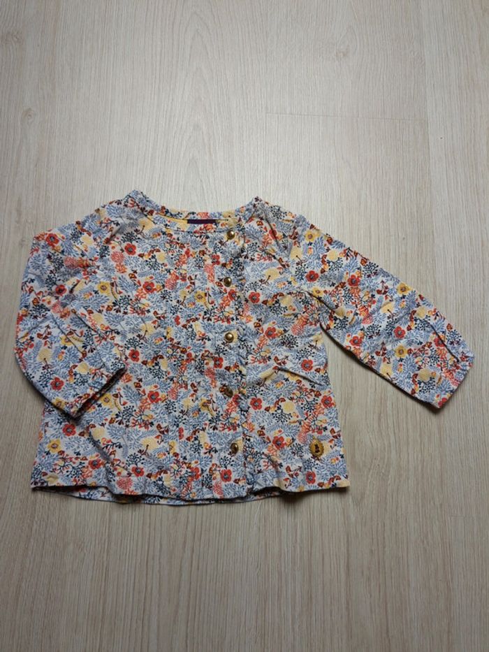 12 mois Gilet fleuri Sergent Major - photo numéro 2