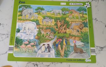 Puzzle 12pièces zoo 