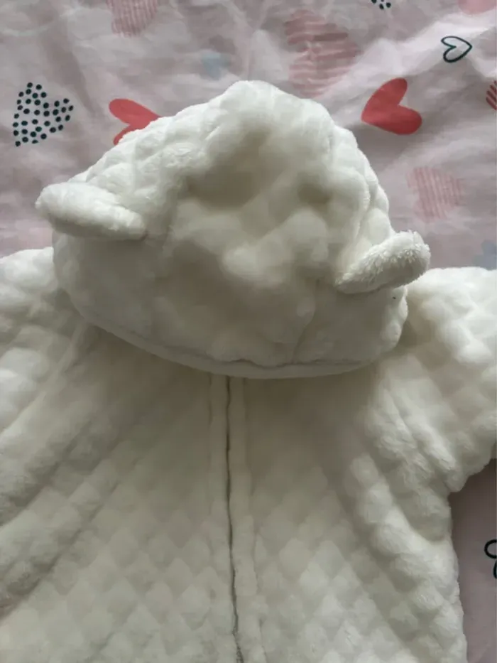 Combinaison velours - taille 0 à 1 mois - photo numéro 3