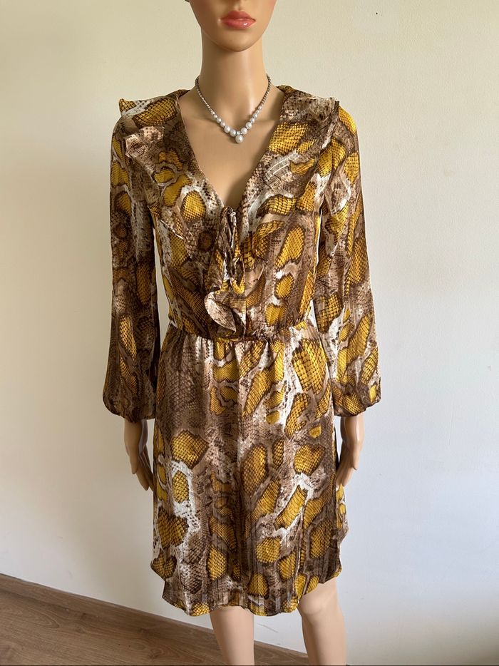 Robe imprimée neuve à manches longues Jus d’Orange taille 1