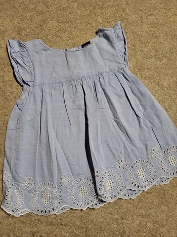 Blouse brodée baby gap fille 3ans