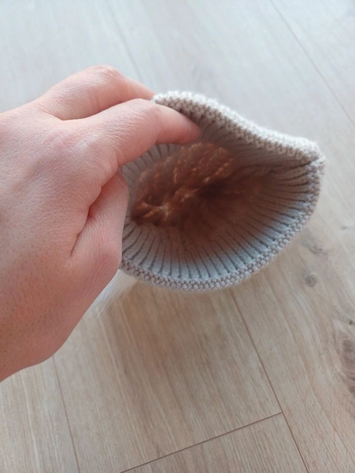 Bonnet double pompons - photo numéro 3