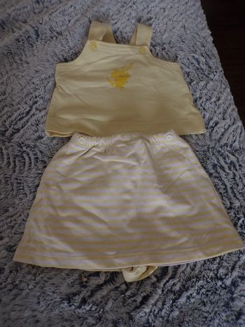 Ensemble 2 pieces 6  mois Sergent Major