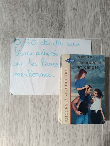 Livre Harlequin amours d'aujourd'hui