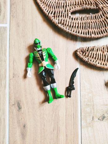 🙅 Power rangers super megaforce figurine ranger vert avec épée marque Bandai