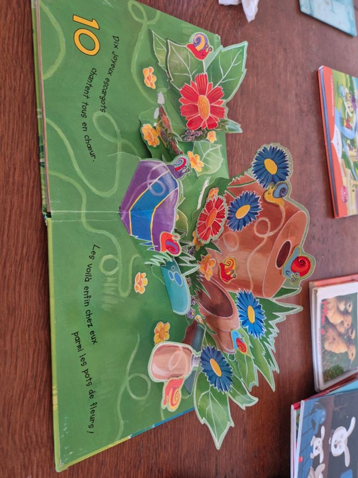 Livre escargot 3d et popup - photo numéro 4