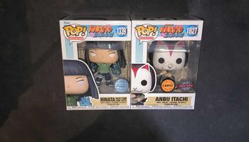 Lot 2 Figurines Funko Pop / Anbu Itachi 1027 « Chase » & Hinata 1339 / Naruto Shippuden