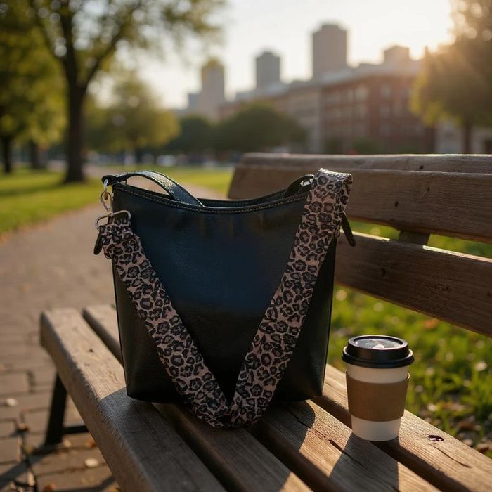 Sangle de Sac Imprimé Léopard - photo numéro 2
