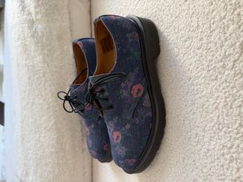 👢 Doc Martens fleuries en toile – Modèle original – Pointure 37 👢