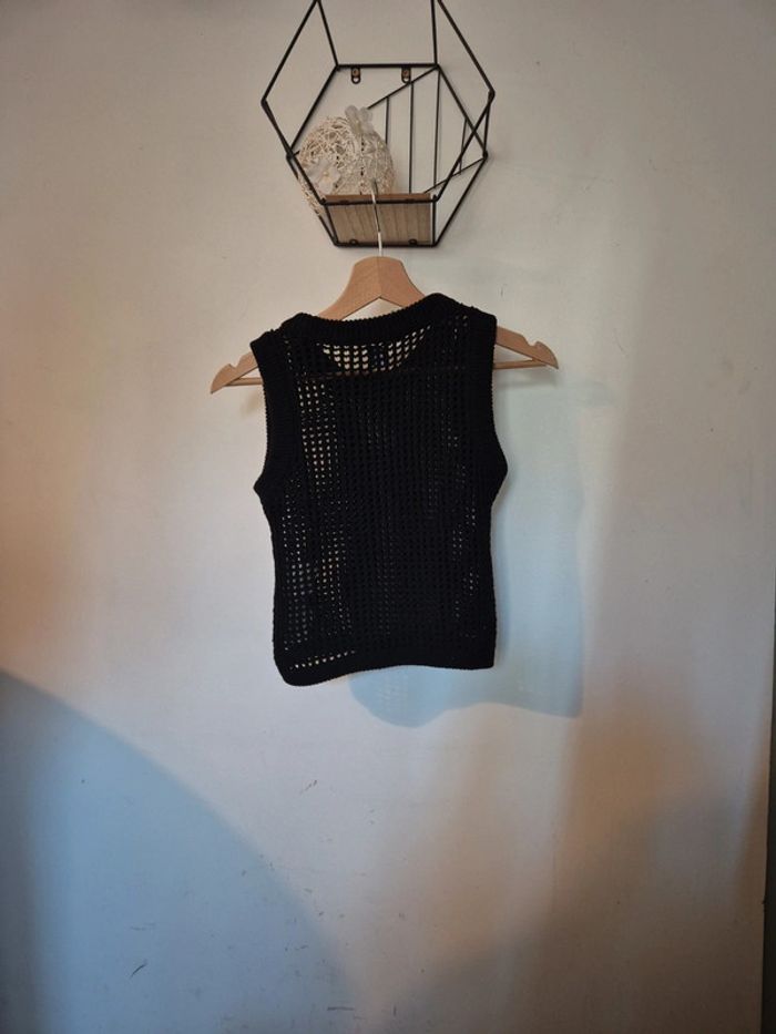 Pull sans manche crochet - photo numéro 2