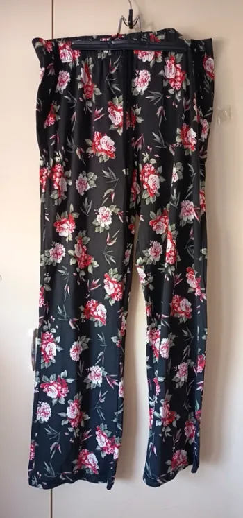 Pantalon femme fleuri (972)