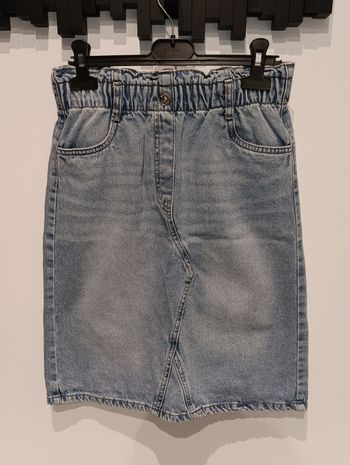 Jupe mi-longue en jean