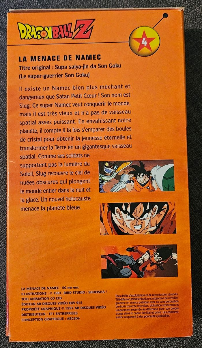 Lot complet de cassettes VHS de Dragon Ball Z - photo numéro 5