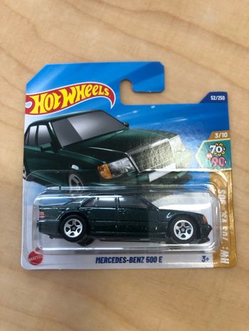 Miniature Hot Wheels Mercedes Benz 500 E