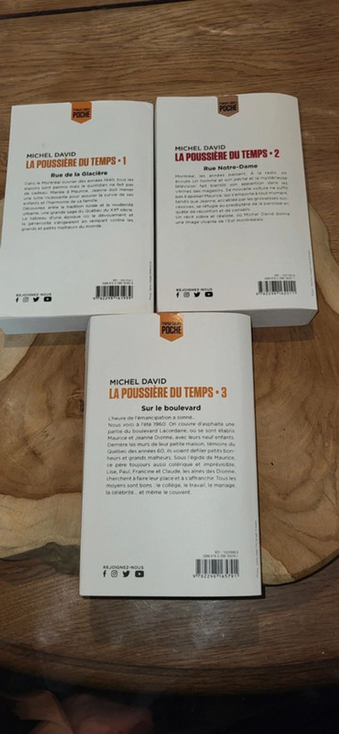 Livres trilogie La poussière du temps - photo numéro 5
