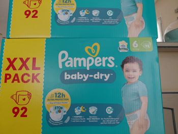 1 pampers xxl pack gigapack babydry taille 6 92 couches