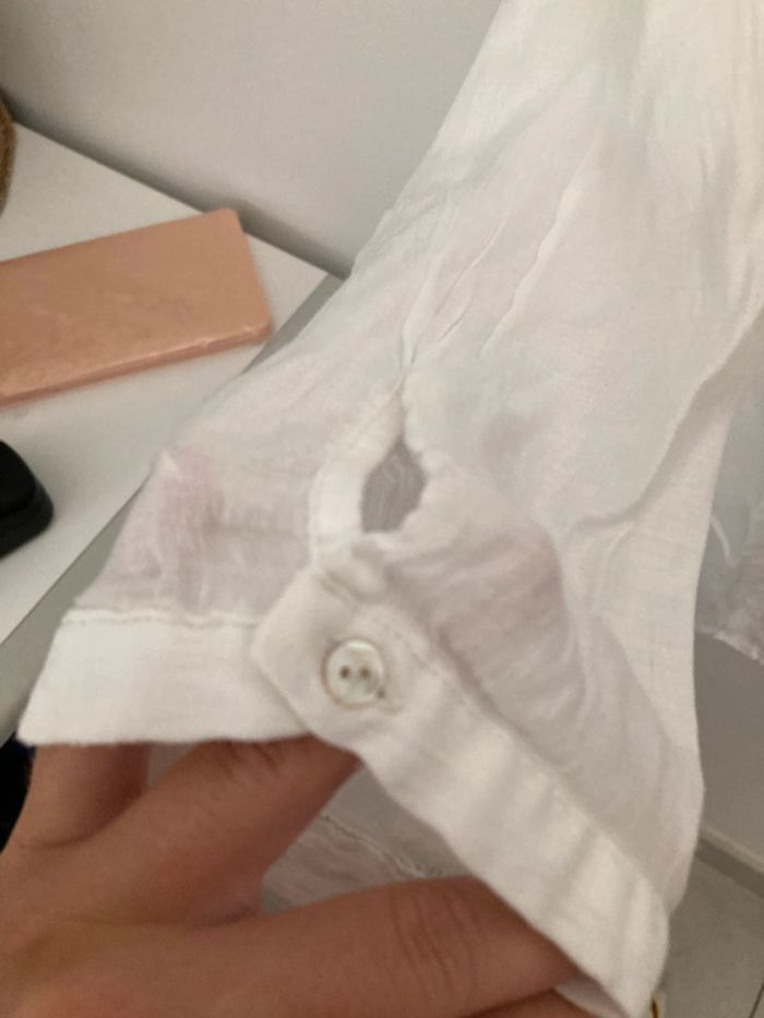 Blouse blanche légère Grain de Malice taille 42 - photo numéro 6