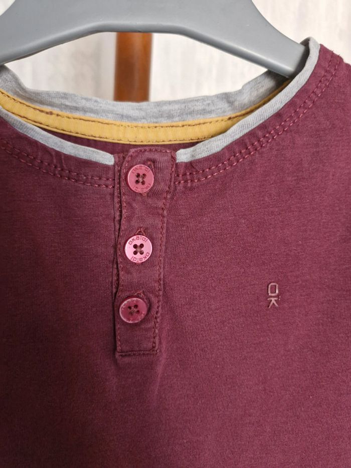 T-shirt manches longues enfant garçon 4 ans Okaïdi - photo numéro 2