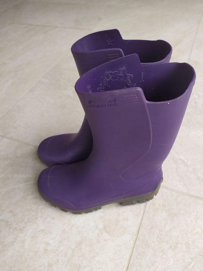 Bottes Solognac violette - photo numéro 2