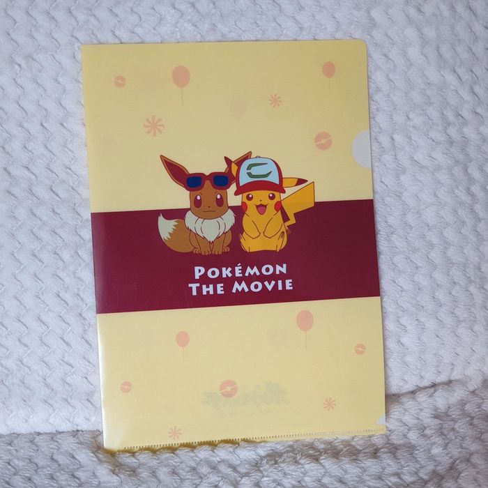 Pochette A4 japon Pokemon le film The Power of Us Pikachu eevee dossier pochette transparent