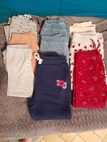 Lot caleçons longs, jogging et jeans