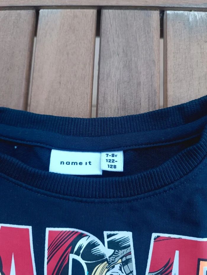 Sweat name it marvel 7-8ans - photo numéro 3