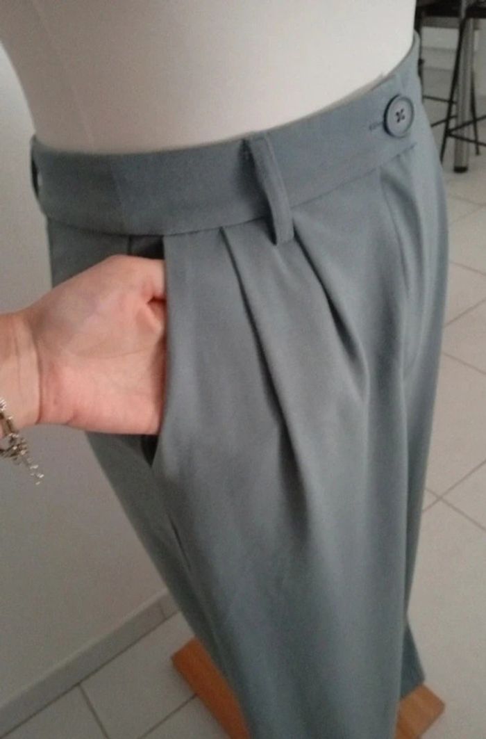 Cache Cache - Pantalon Bleu clair taille 36 | pantalon habillé jambes "larges" - photo numéro 6