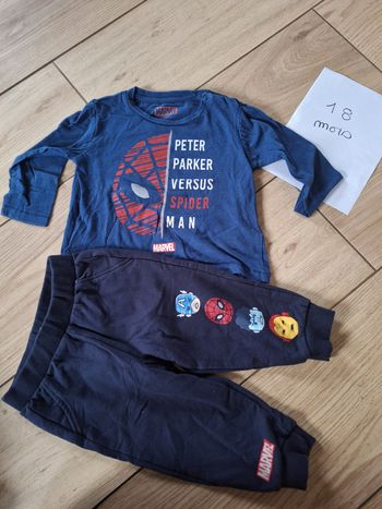 Ensemble survêtement marvel 18 mois garçon 