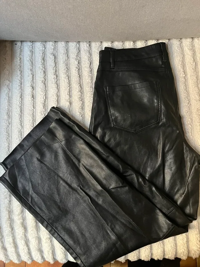 Pantalon simili taille 40 - photo numéro 2