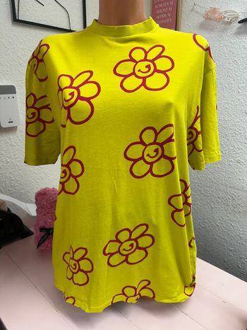 T-shirt oversize à fleurs
