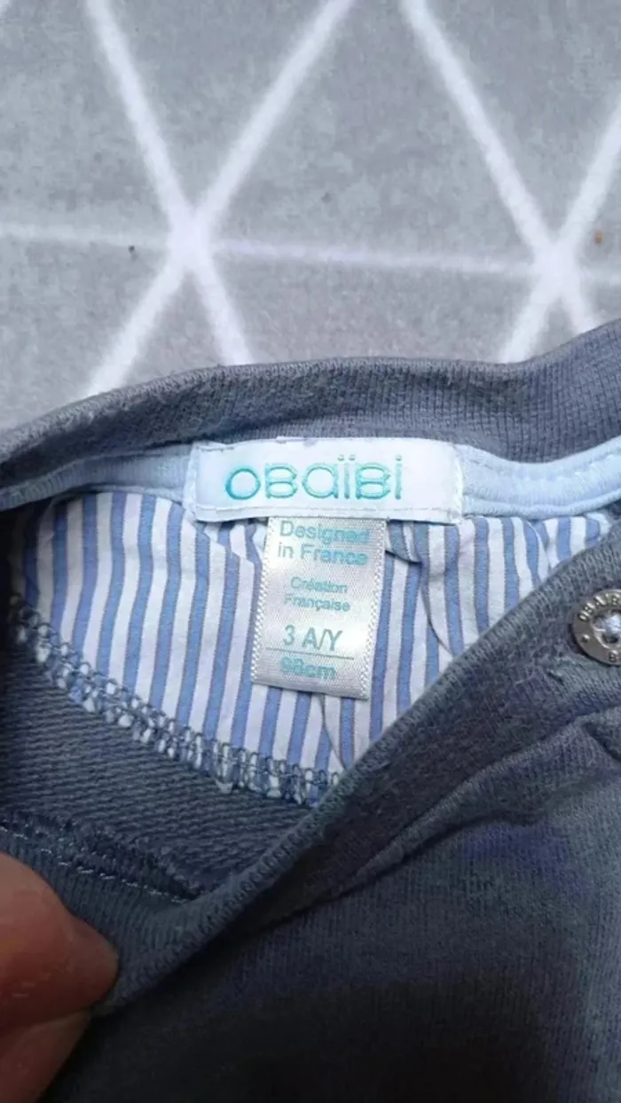 🦁 lot 1 pull et 1 sweat, 3 ans - photo numéro 3