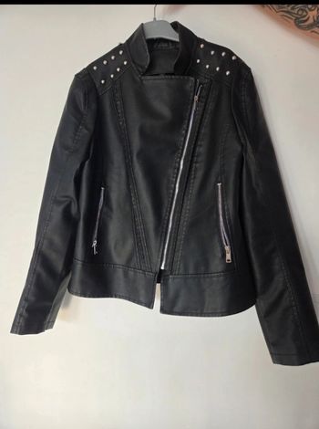 Veste en simili cuire