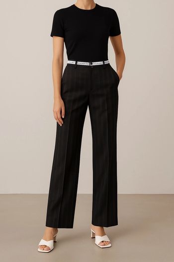 Pantalon Dolce & Gabbana rayé – Taille 40, coupe élégante