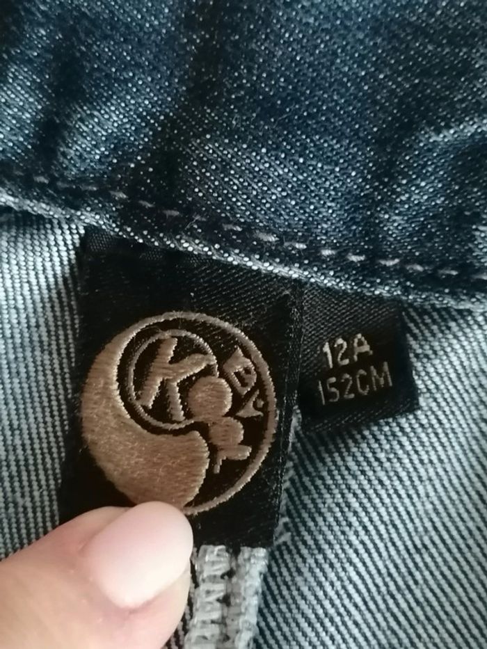 Bermudas jeans 12ans 152cm By kool - photo numéro 3