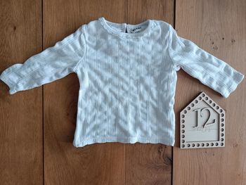 Tee shirt manches longues 12 mois Kiabi