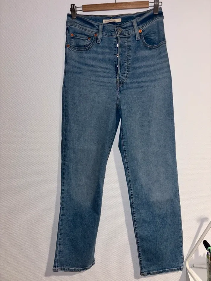 Jean droit Levi’s bleu - photo numéro 3