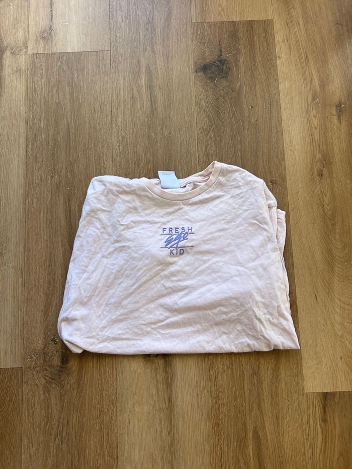 T-shirt fresh ego kid rose taille L - photo numéro 2