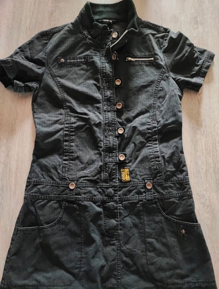 Robe en jeans Disset taille L en excellent état noire