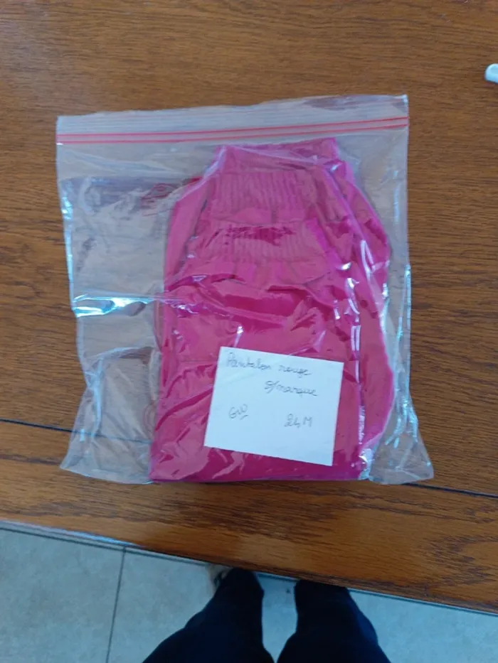 Pantalon rouge 24M - photo numéro 5
