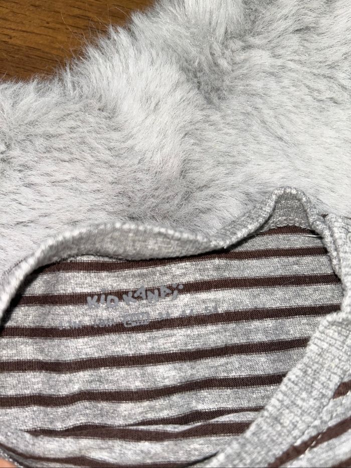 Haut a manches longues rayé gris et marron - 24 mois - Kid Kanaï - photo numéro 3