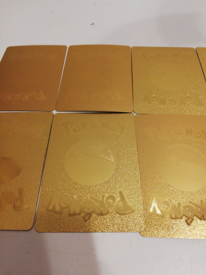 Cartes pokémons en or vraies - photo numéro 5