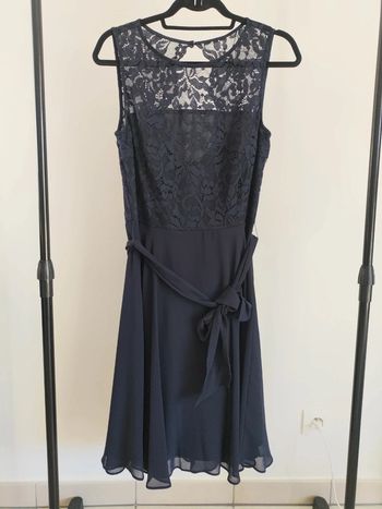 Esprit robe dentelle marine XL
