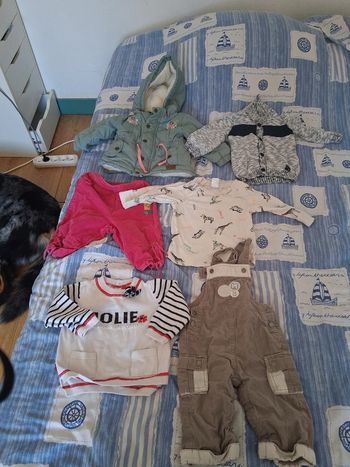 Lot vêtements fille et mixte 9 mois