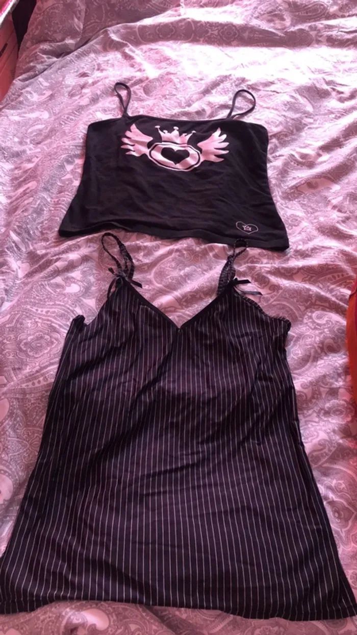 Lot de 2 top