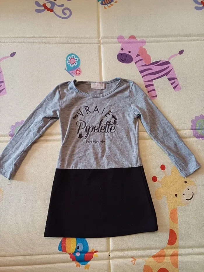 Robe manches longues 4 ans