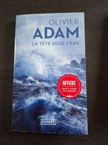 Roman de Olivier Adam La tête sous l'eau neuf