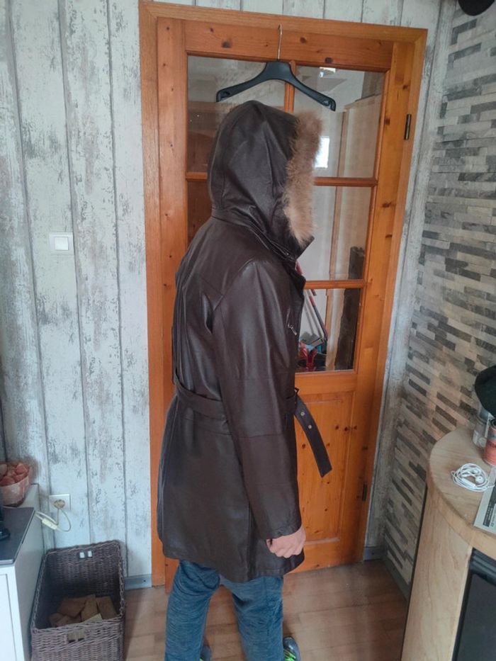 Veste en cuir véritable - photo numéro 7